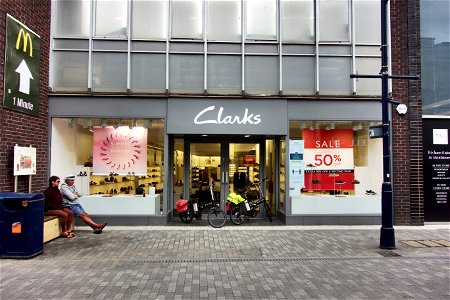 Clarks Shoe Store Maidstone getting ready to open again. #Covid #Corona photo