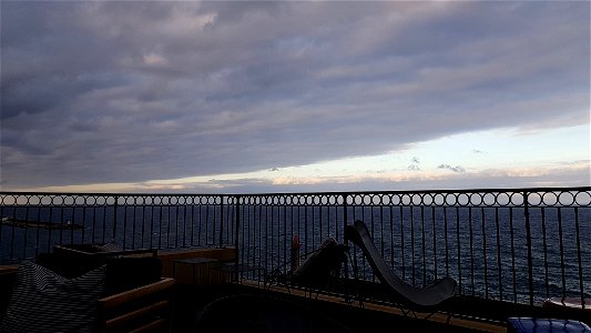 Balcon de l'Hotel du Belvédère à Bastia