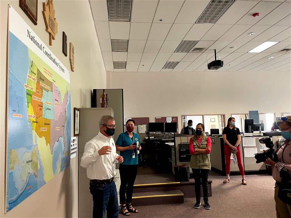 Sec Haaland NIFC visit 2022