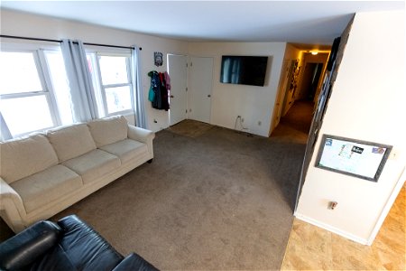 Housing improvement project goal 2: before living room