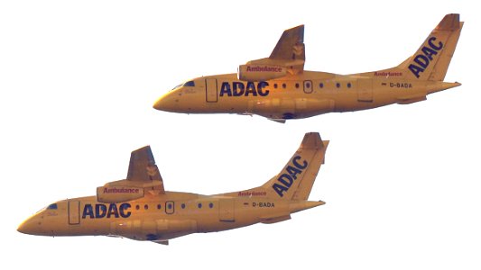 Dornier Do-328-310 Jet D-BADA ADAC Luftrettung (Aero-Dienst) from Nice (3800 ft.)