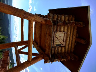 Cache outside the visitor center