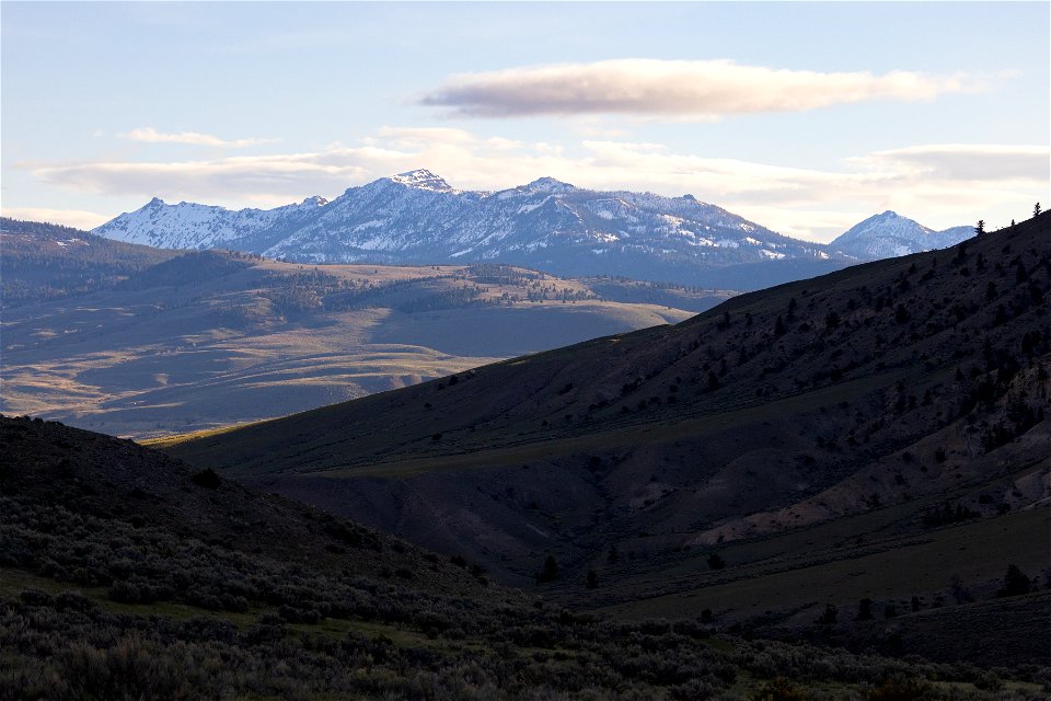 Morning views from the Mammoth Campground