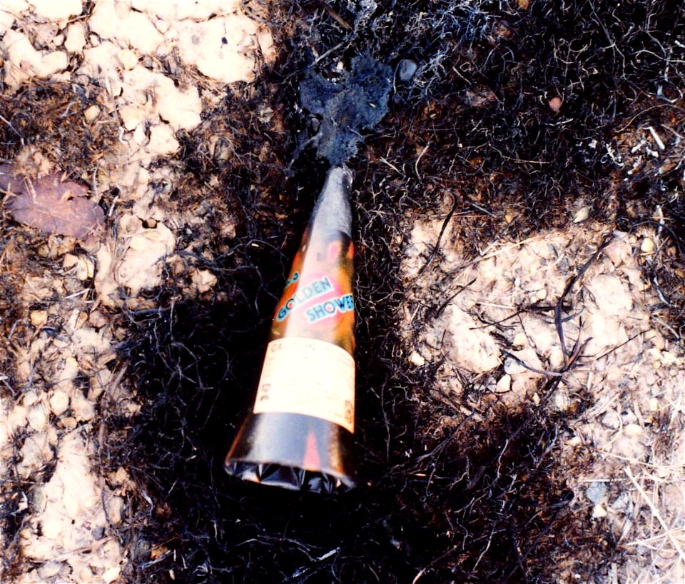 Fire Investigation: fireworks cause