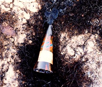 Fire Investigation: fireworks cause