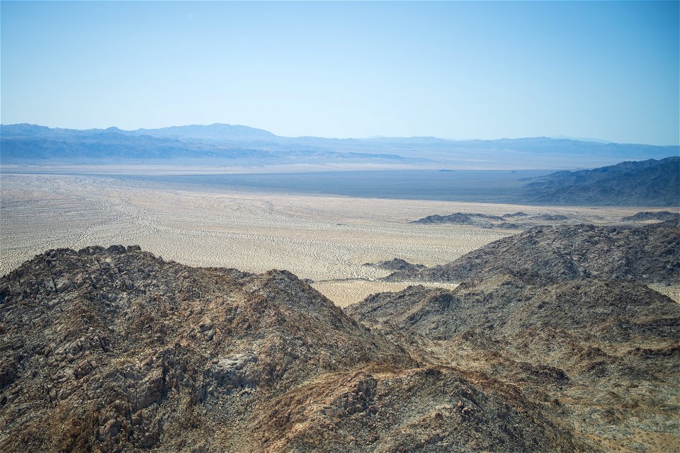 Aerial view of Joshua Tree National Park photo