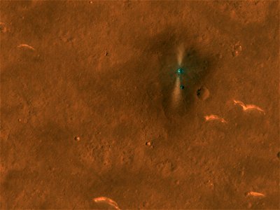 Tianwen-1 Lander and Zhurong Rover in Southern Utopia Planitia