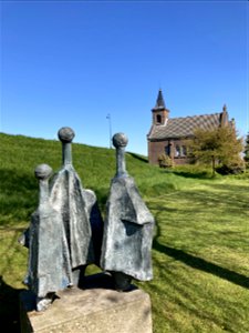 Trouwlocatie Millingen "De Zalm", met de drie ontheemde meisjes van Jac Maris
