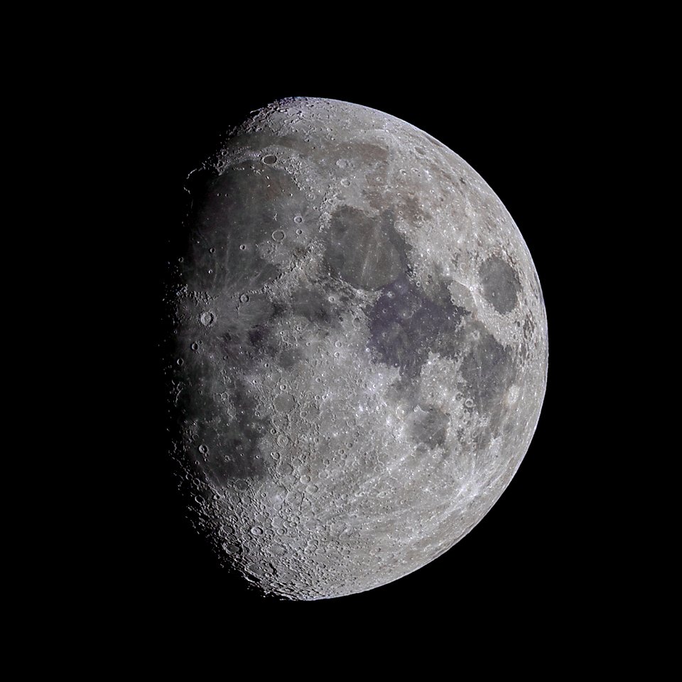 Day 230 - 77% Illuminated Waxing Gibbous Moon photo