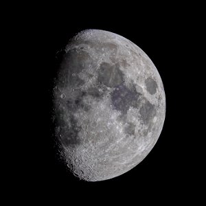 Day 230 - 77% Illuminated Waxing Gibbous Moon photo