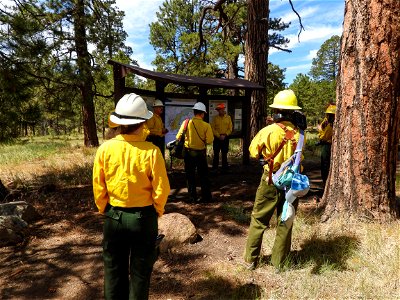 Burned Area Emergency Response media briefing photo