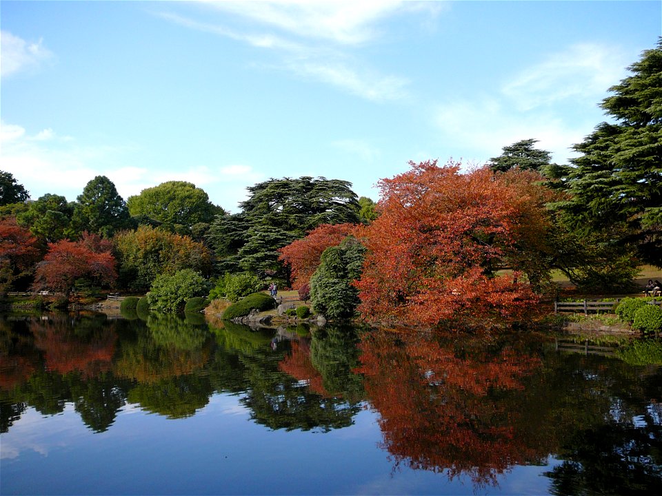 Shinjuku Gyoen National Garden in Shinjuku-ku and Shibuya-ku
