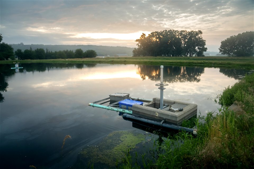 Dawn at Gavins Point National Fish Hatchery