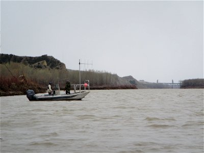 Fishing the Missouri River photo