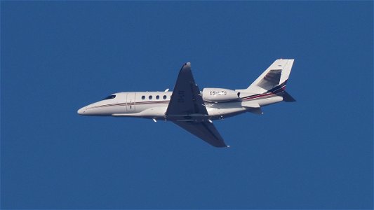 Cessna 680A Citation Latitude CS-LTG NetJets Europe from Geneva (3400 ft.)