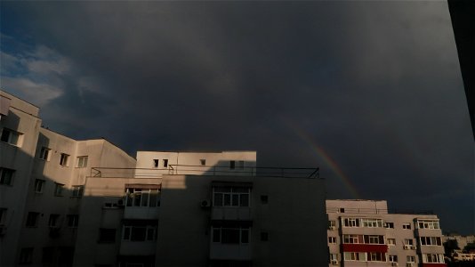 rainbow in abrud str (1) photo