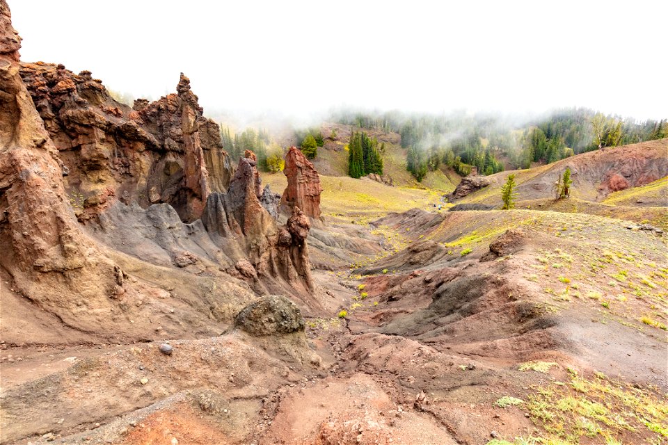 Clouds blowing into Hoodoo Basin