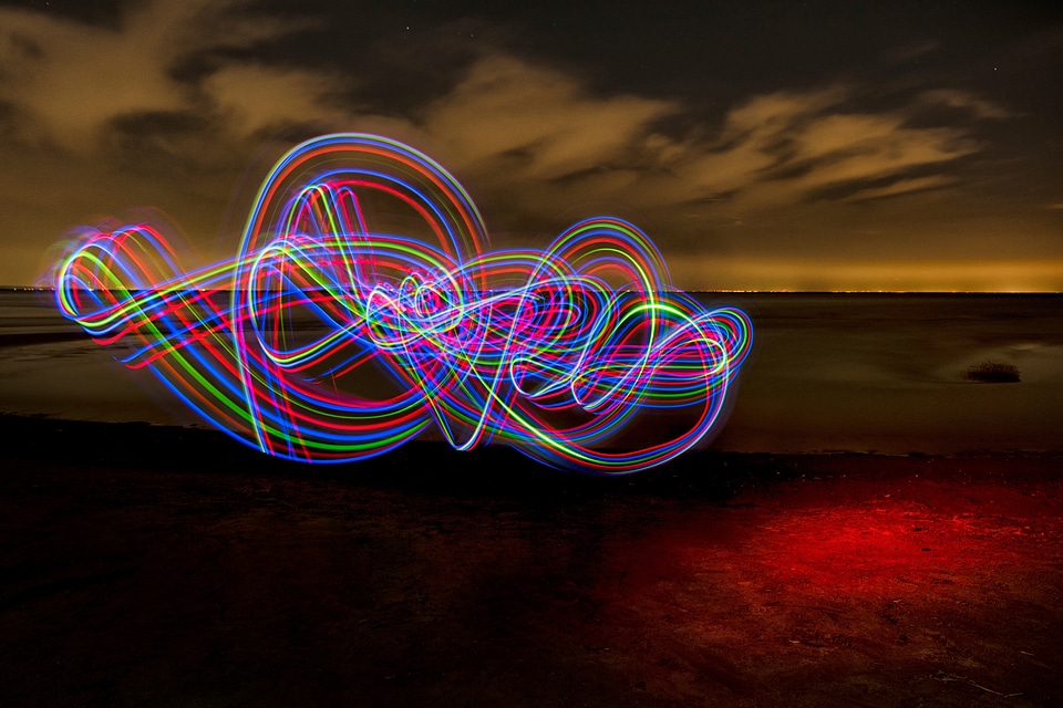 Light Painting Abstract photo