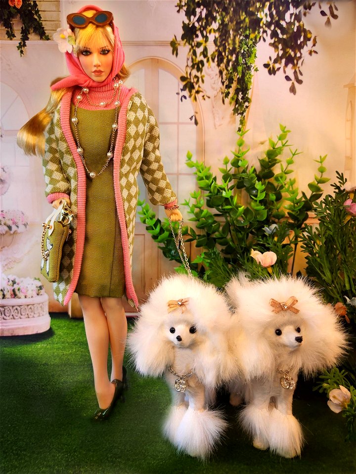 Barbie 'Poodle Parade' Reproduction photo