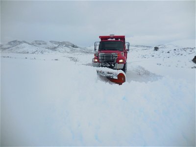 Plowing Snow at Jones Hole photo