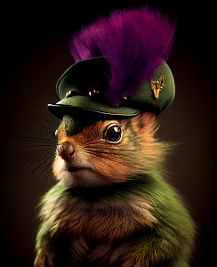'Sgt. Samuel Squirrel' photo