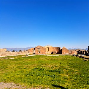 Edificio di Eumachia Ruins Pompeii Italy