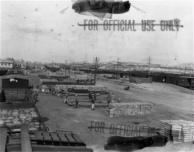 SC 364045 - Overall view of 630th Ord. Ammo Depot in Seoul, Korea.
