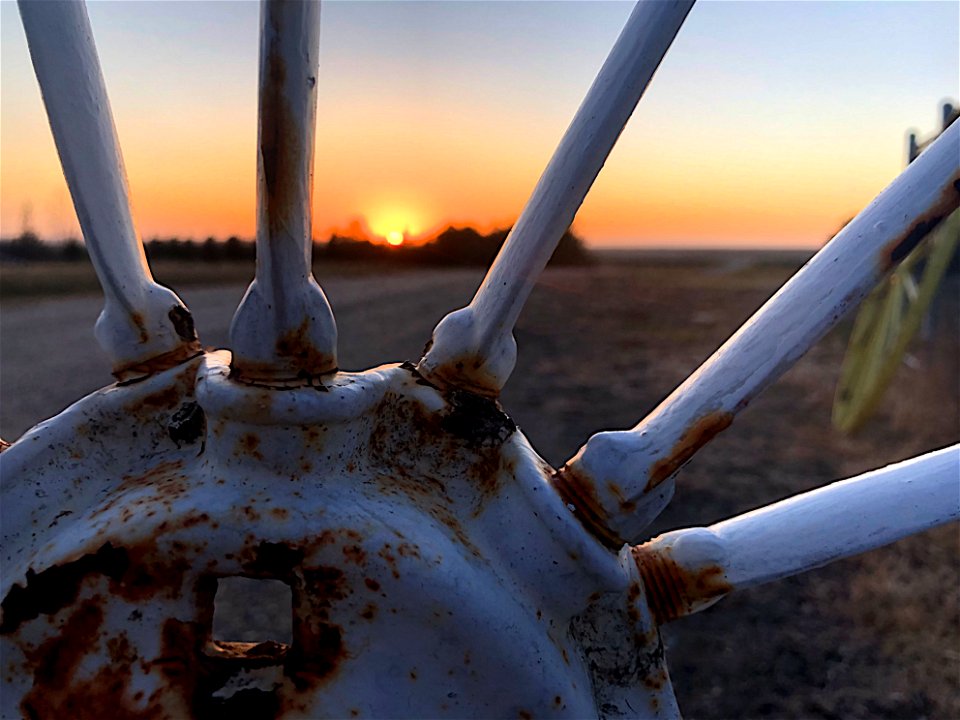 Sunset Over the Spokes