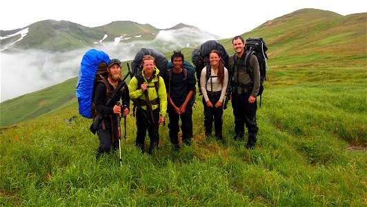 2012 Mountain goat research crew photo