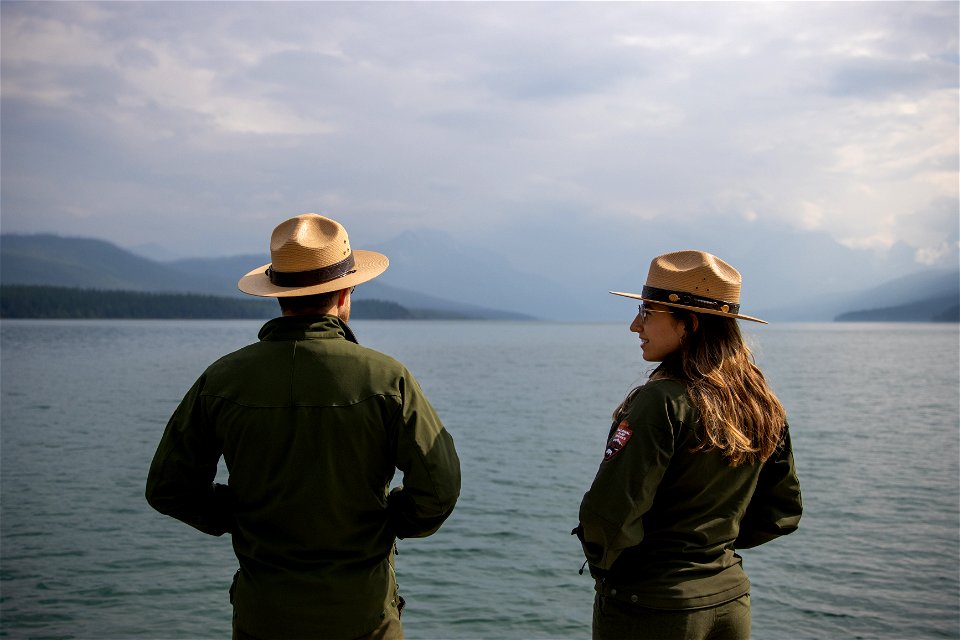 Rangers at Lake McDonald photo