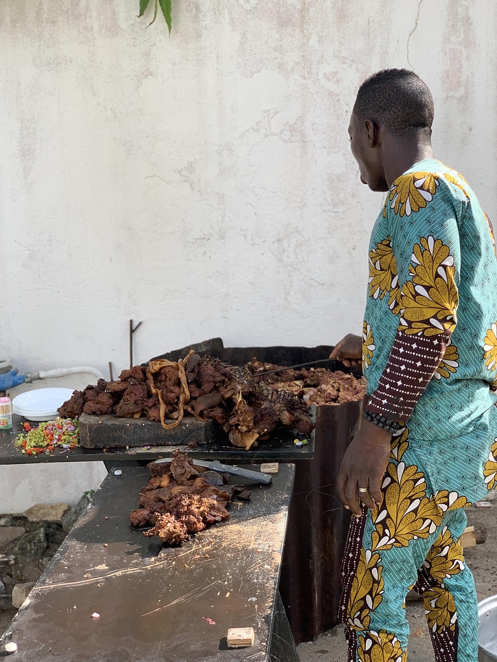 Tchachanga braised meat grill
