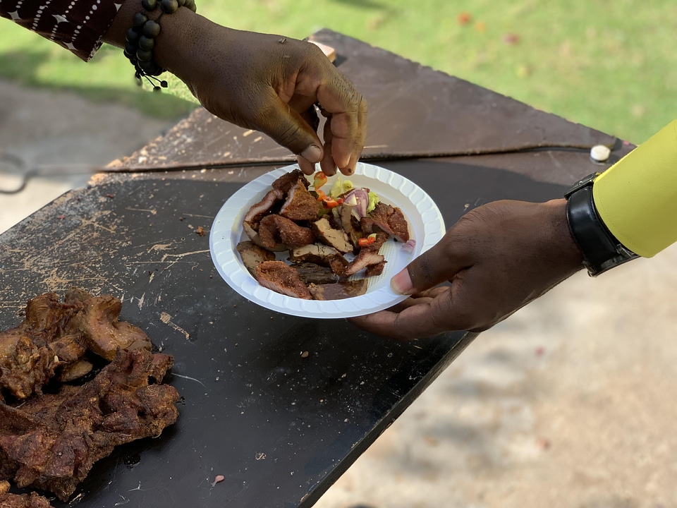 Tchachanga braised meat grill