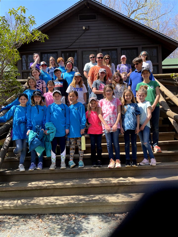 Girl Scouts at Rapidan Camp
