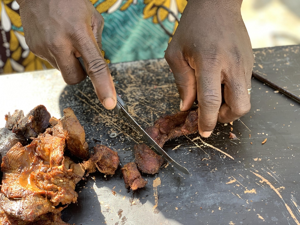 Tchachanga braised meat grill