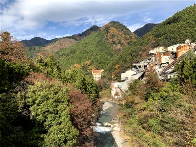 Nippara River in Hikawa, Okutama-machi