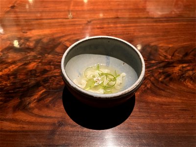Geoduck, Cucumber and Coriander