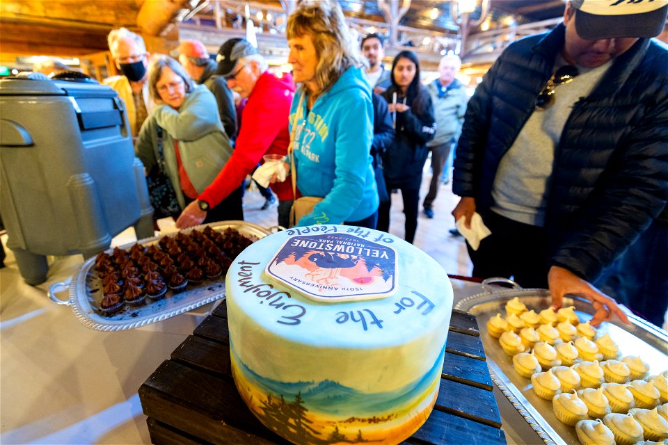 Yellowstone National Park Lodges 150 Years of Inspiration Event: dessert time