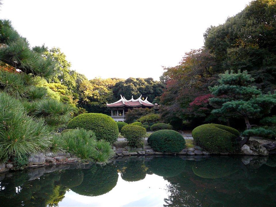 Shinjuku Gyoen National Garden in Shinjuku-ku and Shibuya-ku
