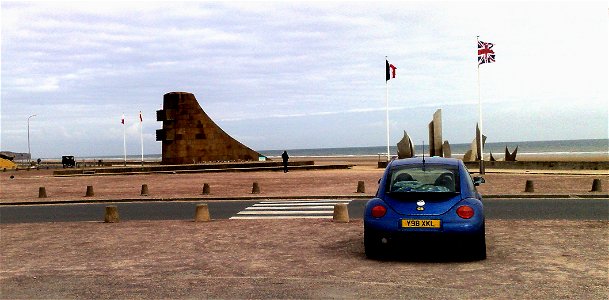 The Signal Monument, "the Braves" Sculpture, Omaha Beach / Juno Beach , Normandy, France