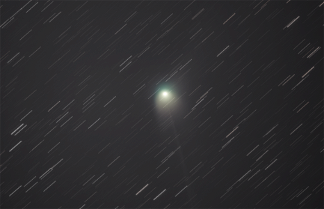 Comet C/2022 E3 (ZTF) with star trails