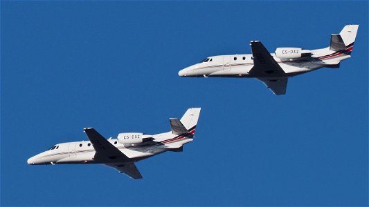 Cessna 560XL Citation XLS CS-DXZ Netjets Europe from Dresden (4100 ft.)