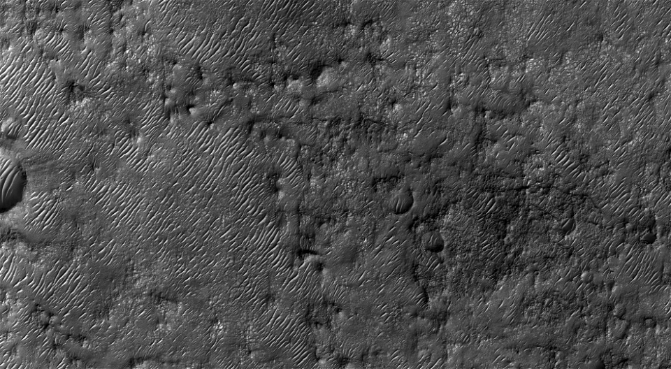 A Rocky Crater Floor