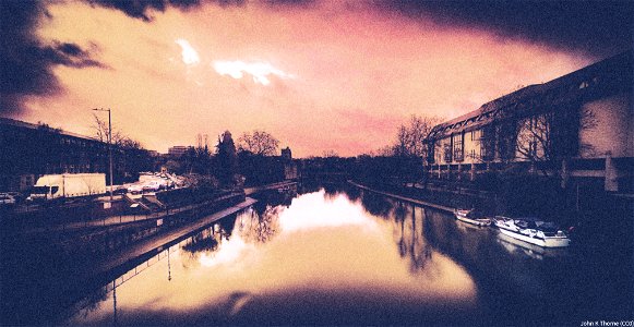Rainy Day Maidstone. The River Medway