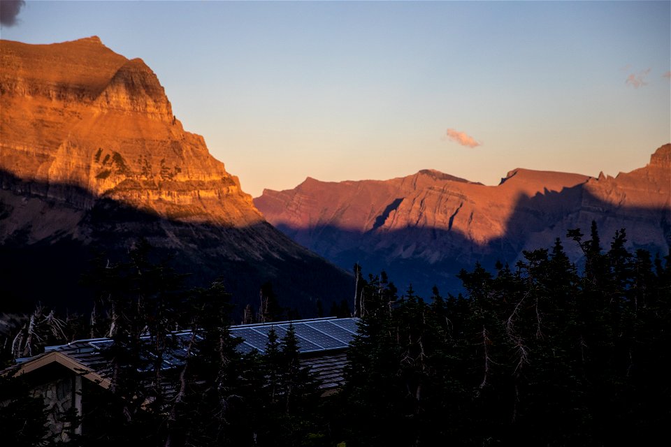 Solar Panels at Logan Pass photo