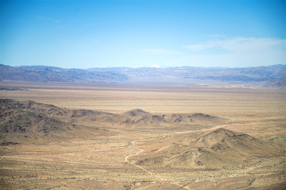 Aerial view of Joshua Tree National Park