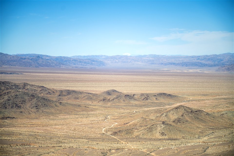 Aerial view of Joshua Tree National Park photo