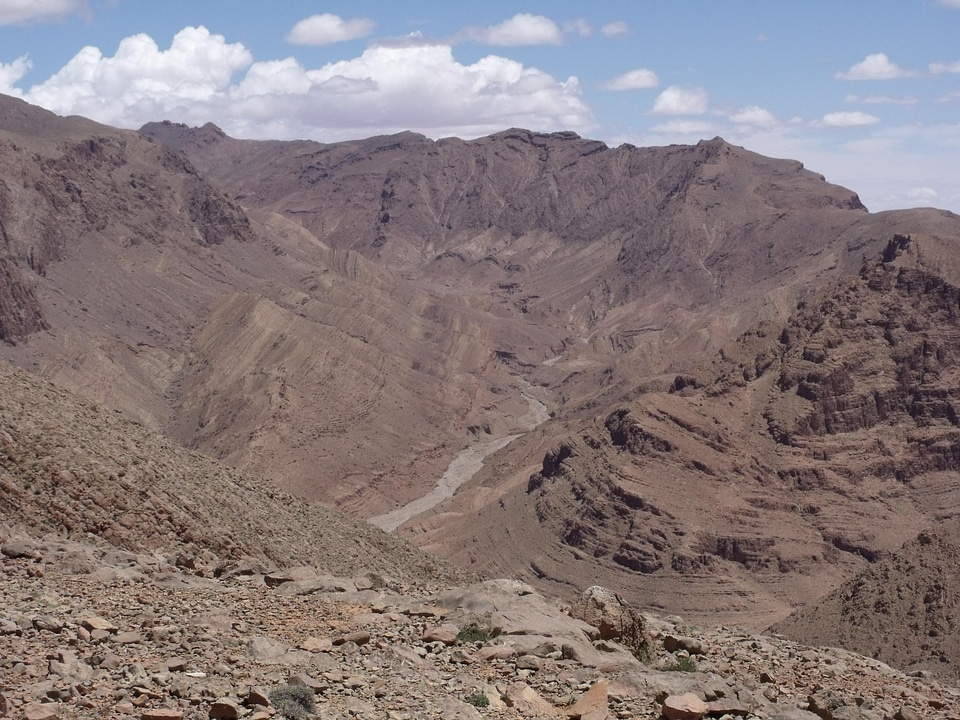 Landscape arid place desert