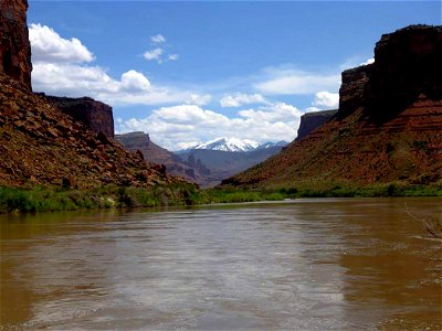 Colorado River Near Fisher Towers photo