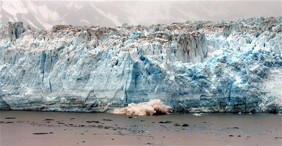 The Hubbard Glacier. Alaska. photo