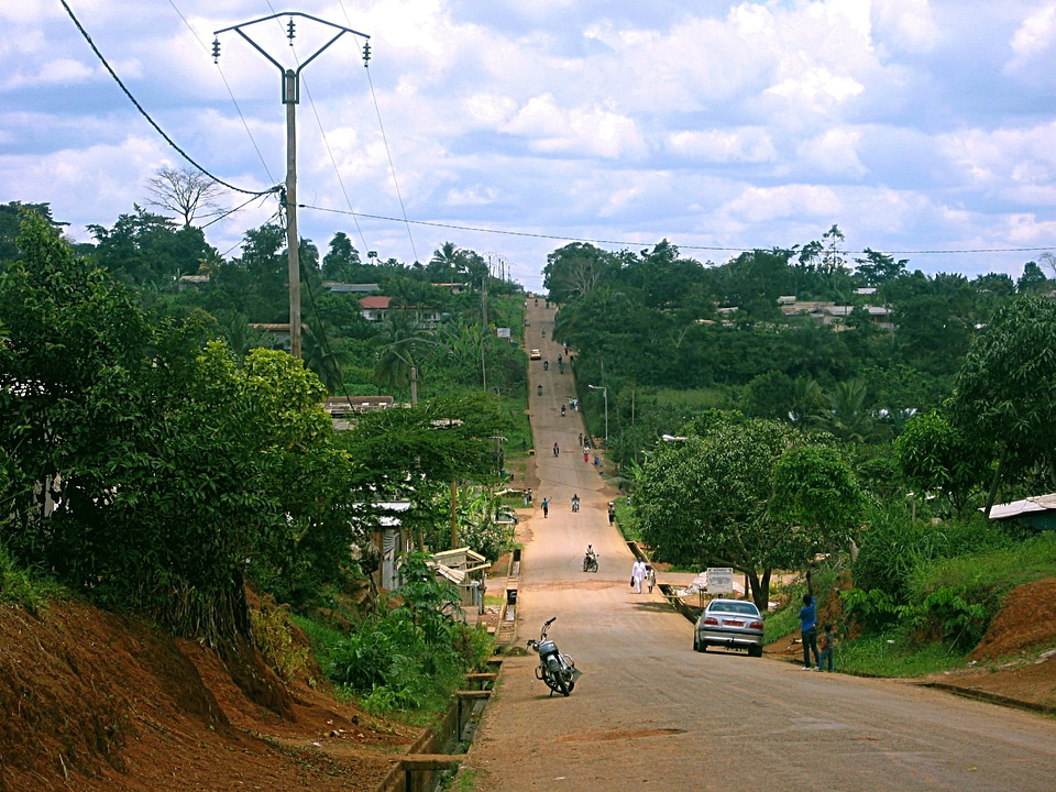 Landscape road trip motorbikes photo